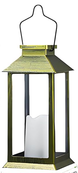 Linterna Solar Neoglint Modelo - Luz de Vela LED Sin Llama para Jardín - Iluminación Decorativa - Perfecta para Eventos al Aire Libre, Fiestas en el Patio Trasero y Decoraciones de Mesas