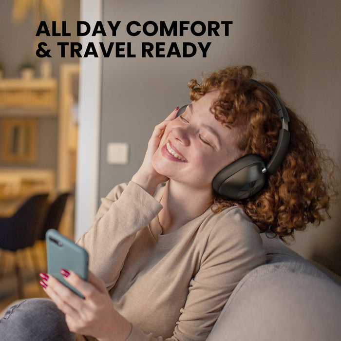 Focus A5 ANC støjreducerende hovedtelefoner fra Oneodio - Bluetooth 5.4 trådløse hovedtelefoner med -45dB Hybrid Active Noise Cancelling Over-Ear Headset, ENC Mic, Hi-Res LDAC - Perfekt til støjreduktionsbehov i lydoplevelser af høj kvalitet