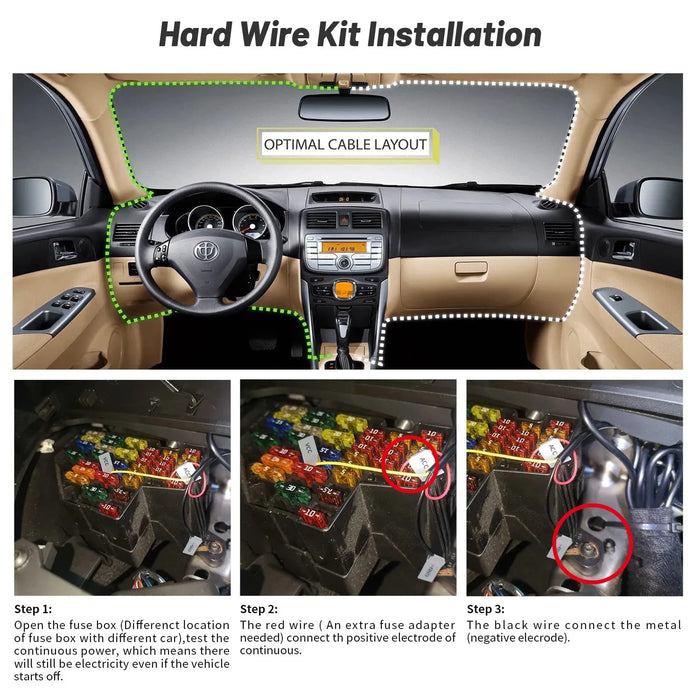 1080p WiFi Dash Cam — Night Vision, 120° Wide Angle & 24H Parking Mode