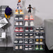 Transparent 6-Pack Shoe Storage Boxes — Thickened, Foldable, Dustproof & Stackable