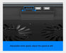 Gaming Laptop Cooler for 12–16 inch Notebooks | Dual Fans & Adjustable Wind Speed