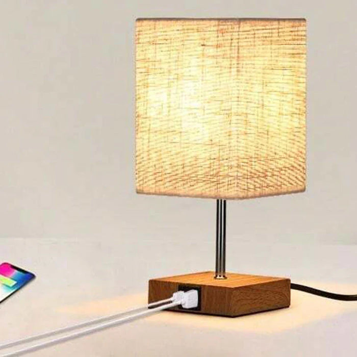 LED skrivebordslampe fra Bedside Lamps - berøringsdæmpbar bordlampe med USB- og Type C-port, hurtig opladning, øjenbeskyttelse - ideel læselampe til studerende og langvarige læsere