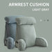 Headboard Sofa Cushion — Supportive Backrest Pillow for Reading, Medium–High Softness