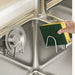Adhesive 304 Stainless Steel Sink Sponge Holder — Brushed Peel‑and‑Stick Organiser