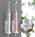 Adjustable Electric Toothbrush Holder – Silicone Non‑Slip Wall Mount (Fits 18–35mm)