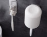 Stainless Steel Wall-Mount Toothbrush & Shaver Holder — 1 or 2 pcs