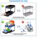 2-Tier Sliding Under-Sink Organiser – Cabinet Basket with Hooks & Hanging Cup