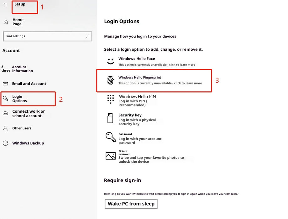 USB Fingerprint Reader for Windows Hello (Windows 10 & 11) – Biometric Login Module