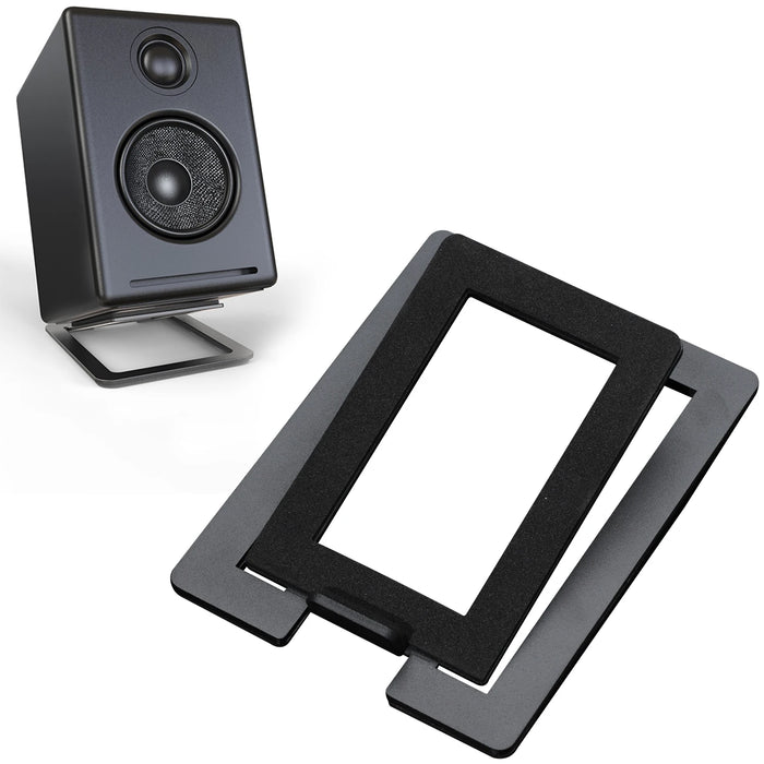 Desktop Speaker Stand — Carbon steel with shock-absorbing base