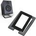 Desktop Speaker Stand — Carbon steel with shock-absorbing base