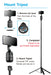 P03 AI 360° Face‑Tracking Selfie Gimbal with Light — Universal Smartphone Stabiliser