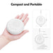 White Noise Machine — 10/12 Sounds, USB Rechargeable Portable Sleep Aid for Babies & Adults