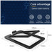 Desktop Speaker Stand — Carbon steel with shock-absorbing base