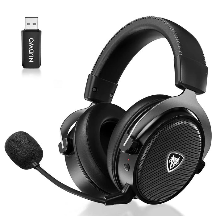 NUBWO® G-serie - Draadloze gamingheadset met 2,4 GHz en Bluetooth 5.3-technologie, ruisonderdrukkende microfoon en stereogeluid - Compatibel met PS5 / PS4 / PC / Computer / Telefoon / XBOX / Switch