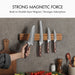 Magnetic Knife Holder 400mm — Acacia Wood Kitchen Rack (Holder Only)