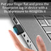 Mini USB Metal Fingerprint Reader for Windows Hello (FP200/WA27)