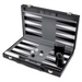 Classic Backgammon Set with PU Leather Folding Case – Portable Travel Game