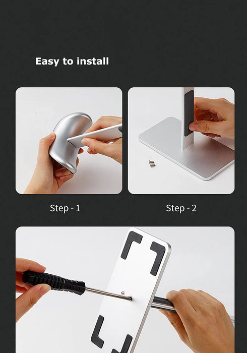 Aluminium Headphone Stand for AirPods Max — Detachable, Auto‑sleep, Anti‑slip Pad