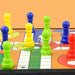 Portable Ludo, Chess & Backgammon Foldable Travel Game Set
