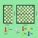 Portable Ludo, Chess & Backgammon Foldable Travel Game Set