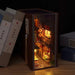Retro Street-Food Book Nook DIY Wooden Miniature Kit — Shelf Insert
