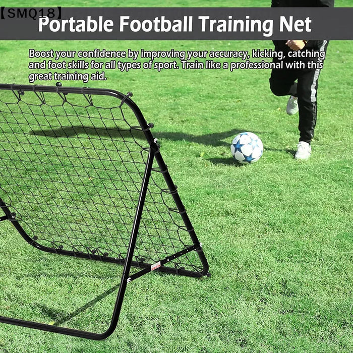 100 x 100 cm Football Rebound Net with 20 Elastic Ropes