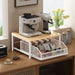 2026 Kitchen Countertop Organiser Rack — Pull-Out Shelf for Microwave, Coffee Machine & Printer