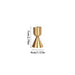 Gold Metal Candle Holder — Aluminium Candlestick for Tables & Events