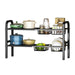 2-Tier Expandable Under-Cabinet Organiser – Adjustable Under-Sink Storage for Kitchen & Bathroom