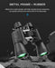 10–30x50 Zoom Binoculars — High-Power for Hunting, Birdwatching & Camping