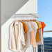 Folding Wall-Mounted Clothes Drying Rack — Retractable, Space-Saving