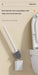 Mini Silicone Toilet Brush with Anti‑Drip Base — Flexible Soft Bristles, Quick‑Dry Holder
