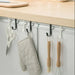 S-shaped Metal Over-Cabinet Door Hooks — Multi-purpose Kitchen & Bathroom Storage