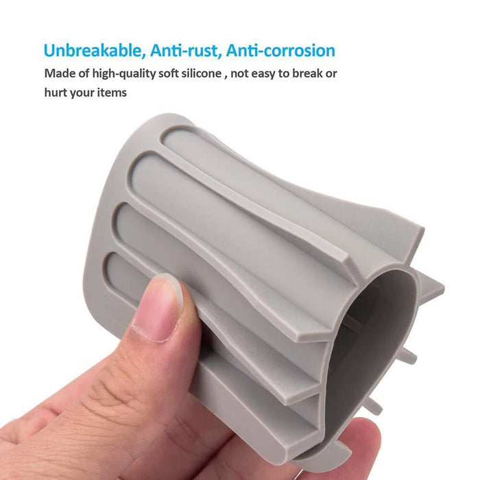 Silicone Self-Draining Soap Dish — Anti-Slip Soap Holder (11.5×8×1cm)