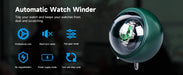 Single Automatic Watch Winder — Compact Rotating Desktop Winder