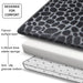 Three‑Piece Stone‑Pattern Microfibre Bathroom Mat Set — Water‑Absorbent & Non‑Slip