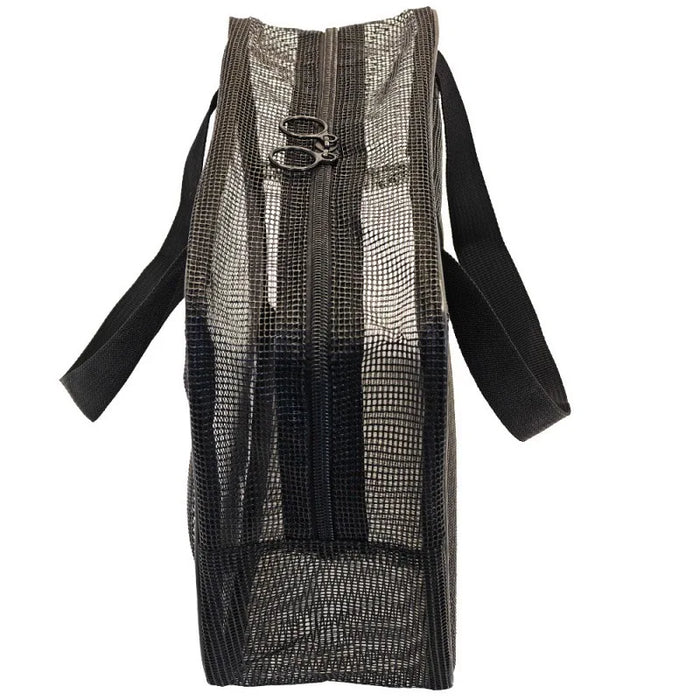 Dual‑Zip Mesh Toiletries Bag — Shower Caddy, Large Capacity (S & M)