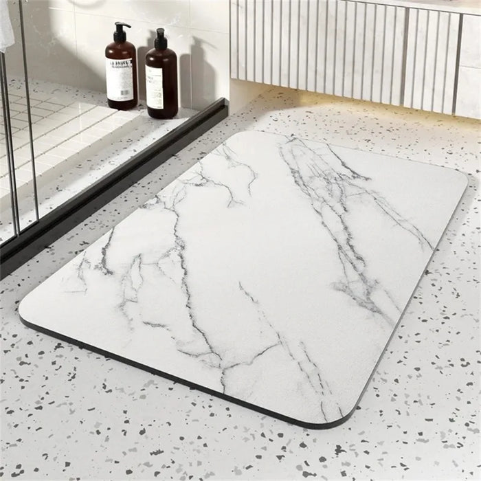 Quick‑Dry Bathroom Mat 40×60cm – Diatomite, PU & Rubber Anti‑Slip Mat