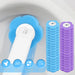 Disposable Toilet Brush Kit — Long Handle & Wall‑Mount Holder