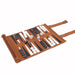 Roll-Up Backgammon Travel Set – Portable Classic Board Game for Family & Friends