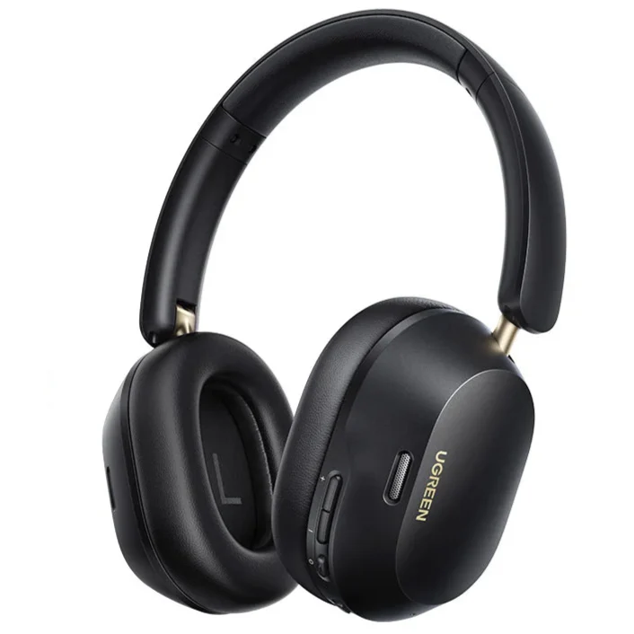 UGREEN MAX5C Draadloze Noise Cancelling Bluetooth Koptelefoon - 43dB Hybride Actieve Noise Cancelling, Hi-Res LDAC, 75H Ruimtelijke Audio Hoofdtelefoon Oordopjes - Ideaal voor een Geluidsvrije en Langdurige Luisterervaring.