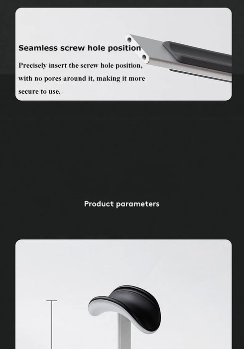 Aluminium Headphone Stand for AirPods Max — Detachable, Auto‑sleep, Anti‑slip Pad