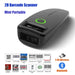 TD-W7 Mini 2D Barcode Scanner — 2.4G Wireless & Bluetooth, Portable 1D/2D QR Reader with Storage