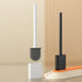 Mini Silicone Toilet Brush — Detachable Pole & Drip-Proof Holder