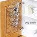Wall-Mounted Pot Lid Rack — 5-Tier Chrome Pot Lid Holder