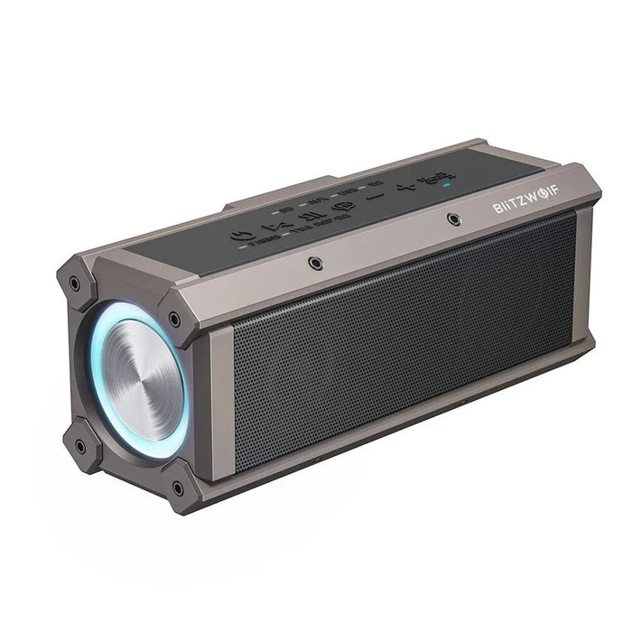 BlitzWolf® BW-WA3 100W Bluetooth-luidspreker Draagbare luidsprekers Vier drivers Dubbel diafragma Diepe bas RGB-licht TWS 5000mAh Buitenshuis Draadloze luidspreker