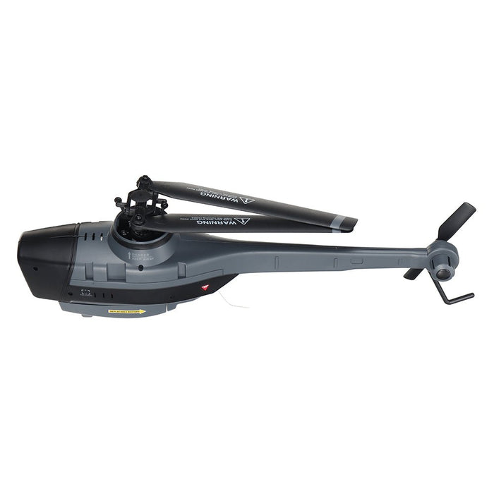 C128 2.4G 4CH 6-Axis RC Helicopter - 1080P Camera, Optical Flow Localization, Altitude Hold, Flybarless - Perfect for Stabilized Aerial Photography and Smooth Flying Experience - Shopsta EU