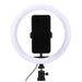 EGL-02 - 10 inch USB Video Light Stand with 3 Color Modes and 10 Brightness Levels - Ideal for Selfie Makeup, Live-Stream and Vlog Recording - Shopsta EU