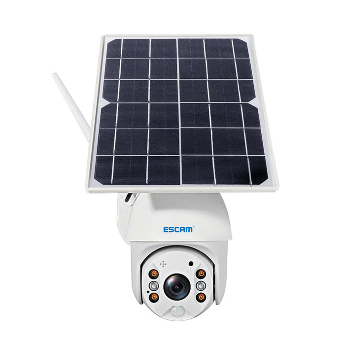 ESCAM QF280 - 1080P Cloud Storage Solar Powered WiFi PT Camera with PIR Alarm & Full Color Night Vision - IP66 Waterproof Two Way Audio for Outdoor Security - Shopsta EU