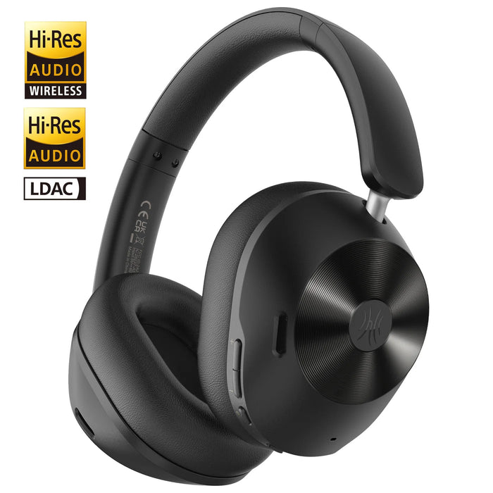 Focus A5 ANC støjreducerende hovedtelefoner fra Oneodio - Bluetooth 5.4 trådløse hovedtelefoner med -45dB Hybrid Active Noise Cancelling Over-Ear Headset, ENC Mic, Hi-Res LDAC - Perfekt til støjreduktionsbehov i lydoplevelser af høj kvalitet